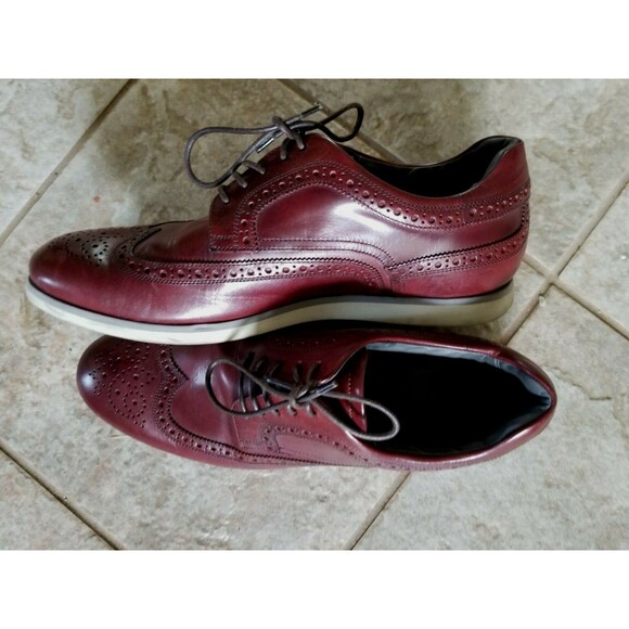 HUGO BOSS leather wing tips SHOES - Made in Italy - Size 42 main image 8